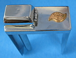 Click to view larger image of Cigarette Pack Lighter Sharp Valet Retro 1950s Chrome (Image1)