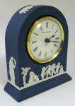 Clock Wedgwood Jasperware Blue Dancing Cherubs