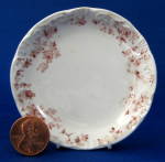Butter Pat Mulberry Transferware Antique English Leaves