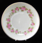 Click here to enlarge image and see more about item 8149: Butter Pat English Antique Butter Chip Rosebud Wreath