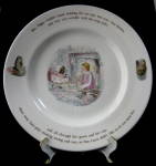 Click here to enlarge image and see more about item 8169: Mrs. Tiggy-Winkle Dinner Plate Beatrix Potter Hedgehog