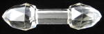 Knife Rest Cut Crystal Pointed Ends Brilliant Period