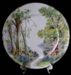 Shelley China Woodland Salad Plate Round Notched