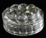 Antique English Glass Jelly Mold Rope Pattern Jello