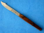 Click here to enlarge image and see more about item 8434: Fruit Knife British European Airways Wood Handle BEA