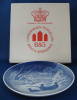 Click to view larger image of Bing Grondahl Plate Christmas Pheasants Snow 1970 (Image2)