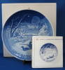 Click to view larger image of Bing Grondahl Plate Christmas Pheasants Snow 1970 (Image6)
