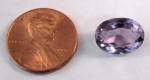 Click here to enlarge image and see more about item 8524: Genuine Amethyst Stone Faceted Oval 4.5 Carat Weight
