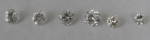 Click here to enlarge image and see more about item 8542: Genuine Diamonds Lot Of 6 Full Cut Round Natural 15 Pts