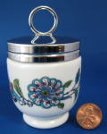 Egg Coddler Royal Worcester Palmyra Floral Single Size