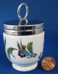 Click to view larger image of Egg Coddler Royal Worcester Palmyra Floral Single Size (Image3)