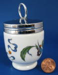 Click to view larger image of Egg Coddler Royal Worcester Palmyra Floral Single Size (Image4)