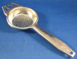 Art Deco Tea Strainer Chrome Plated Arrow Handle Shape
