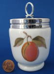 Click to view larger image of Egg Coddler Royal Worcester Evesham Currants Large Double (Image2)