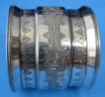Aesthetic Movement Napkin Ring Silver Plate USA Antique