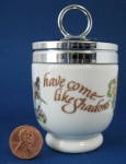 Click to view larger image of Egg Coddler Royal Worcester Peter Pan England Indians (Image3)