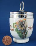 Click to view larger image of Egg Coddler Royal Worcester Peter Pan England Indians (Image4)