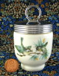 Click to view larger image of Royal Worcester Birds Egg Coddler Single Wren Older 1920s (Image2)