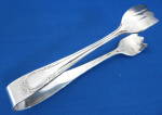 Sugar Tongs English Claw Ends Silver Plate Classical