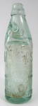 Click to view larger image of Codd Bottle Clear Marble Mack's Manchester England Grn (Image2)