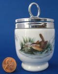 King Egg Coddler Birds Royal Worcester Wren Finches