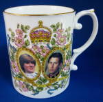 Click to view larger image of Mug Royal Wedding Charles Diana Caverswall Pretty Ltd (Image1)