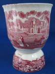 Antique Pink Transferware Egg Cup Mason's Vista Double