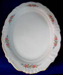 Large Platter Winterling Mayerling Vintage Floral Swags