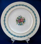 Wedgwood Fancy Floral Plate Hand Painted Enamels Vintage