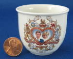 Click here to enlarge image and see more about item 9651: Eggcup Royal Wedding Charles And Diana Egg Cup