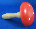 Click to view larger image of English Darning Mushroom Painted Like Mushroom Red Top (Image1)