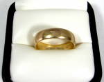Ring Wedding Band 14kt Gold 5 MM Wide 5.9 Grams