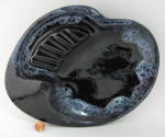Click to view larger image of Anna Van Briggle Art Pottery Ashtray Abstract Free Form Mid Century (Image1)