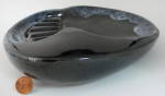 Click to view larger image of Anna Van Briggle Art Pottery Ashtray Abstract Free Form Mid Century (Image2)