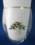Click to view larger image of Spode Christmas Tree Wine Glass Tall Water Goblet Holiday (Image3)