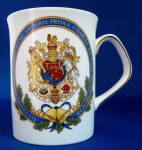 Charles Diana 1981 Mug Royal Wedding Coat Of Arms Elizabethan 