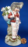 Mid Victorian Match Holder Boy With Egg Toothpick Conta Boehme